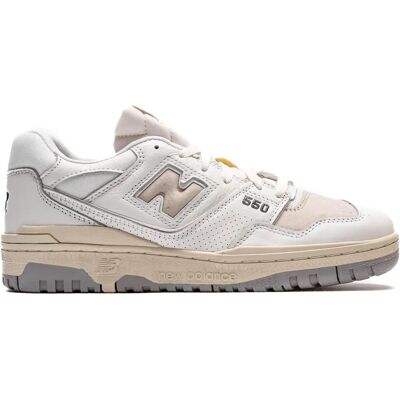 Tenis New Balance 550 Albi - Alb / Timberwolf - Mărime: US 6 Femei / US 4.5 Bărbați - Pantofi sport Tenis New Balance 550 Albi - Alb / Timberwolf - Mărime: US 6 Femei / US 4.5 Bărbați - Pantofi sport