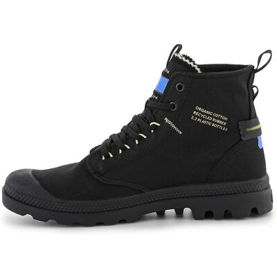 Palladium Pampa HI Recraft Μαύρο/Μπλε - Παπούτσια Palladium Pampa HI Recraft Μαύρο/Μπλε - Παπούτσια