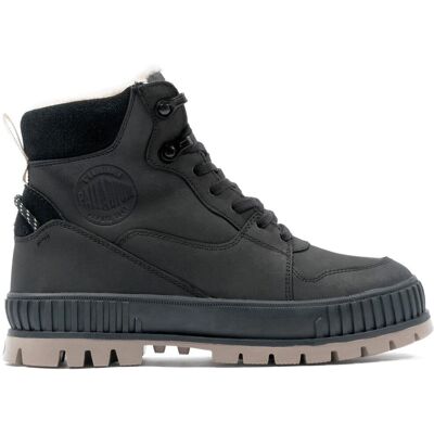 PALLADIUM PallaShock Warm WP Waterproof - Botine de iarnă pentru bărbați din piele neagră - Ghete de iarnă PALLADIUM PallaShock Warm WP Waterproof - Botine de iarnă pentru bărbați din piele neagră - Ghete de iarnă