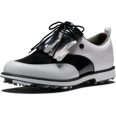 Chaussures de golf étanches pour femmes FootJoy Premiere Series - Blanc/Noir - Publicité Chaussures de golf étanches pour femmes FootJoy Premiere Series - Blanc/Noir - Publicité