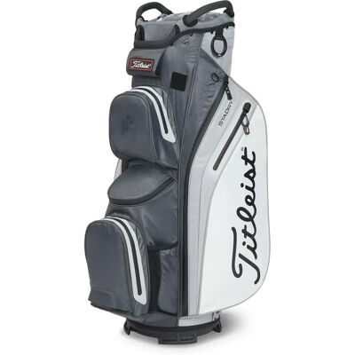 Titleist Cart 14 StaDry Sac de golf étanche - Charcoal/Grey/White - Publicité Titleist Cart 14 StaDry Sac de golf étanche - Charcoal/Grey/White - Publicité