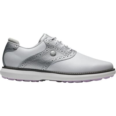 FootJoy Traditions Spikeless Dame Golfsko - Hvit/Sølv FootJoy Traditions Spikeless Dame Golfsko - Hvit/Sølv