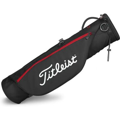 Titleist Carry Golf Bag - Svart/Svart/Rød - Golfbag Titleist Carry Golf Bag - Svart/Svart/Rød - Golfbag