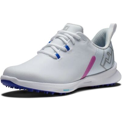 Zapatos de golf impermeables FootJoy Fuel Sport Blanco/Rosa/Azul - Zapatos de golf Zapatos de golf impermeables FootJoy Fuel Sport Blanco/Rosa/Azul - Zapatos de golf