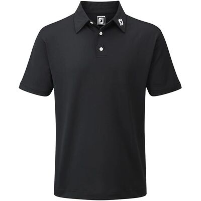 FootJoy Stretch Pique Solid Herren Poloshirt - Feuchtigkeitsableitendes Performance-Material SPF 30 FootJoy Stretch Pique Solid Herren Poloshirt - Feuchtigkeitsableitendes Performance-Material SPF 30