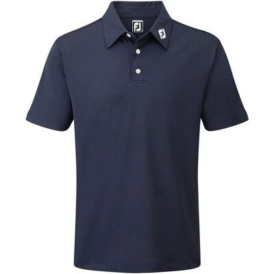 FootJoy Stretch Pique Solid Athletic Fit Herren Poloshirt - dunkelblau - Poloshirt FootJoy Stretch Pique Solid Athletic Fit Herren Poloshirt - dunkelblau - Poloshirt