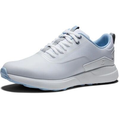 FootJoy Performa Damenschuhe - Weiß/Blau - Wasserdicht, Unterstützend, Vielseitig Bodenhaftung - Golfschuhe FootJoy Performa Damenschuhe - Weiß/Blau - Wasserdicht, Unterstützend, Vielseitig Bodenhaftung - Golfschuhe