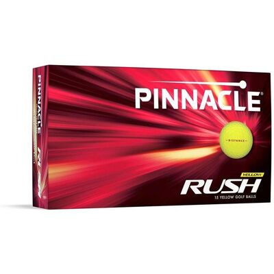 Pinnacle Pinnacle Rush 15 Golfbälle - Gelb/Weiß Pinnacle Pinnacle Rush 15 Golfbälle - Gelb/Weiß