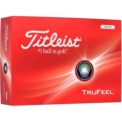 Ballons de golf Titleist TruFeel 2024 Blancs - Balles de golf - Publicité Ballons de golf Titleist TruFeel 2024 Blancs - Balles de golf - Publicité