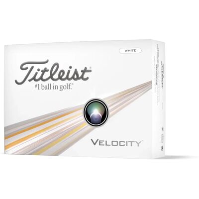 Titleist Velocity golfballer - Hvit - Golfballer Titleist Velocity golfballer - Hvit - Golfballer