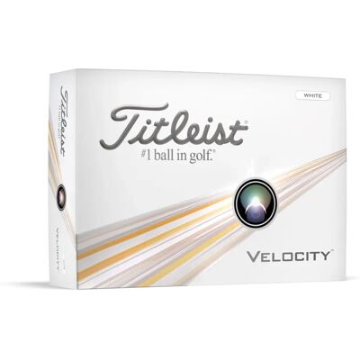 Titleist Velocity Golfbälle - weiß, 12 Stück - Golfbälle Titleist Velocity Golfbälle - weiß, 12 Stück - Golfbälle