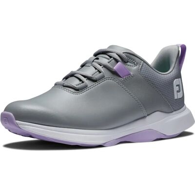 Chaussures de golf FootJoy ProLite - Gris/violet - Publicité Chaussures de golf FootJoy ProLite - Gris/violet - Publicité