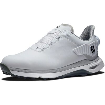 FootJoy Pro SLX Boa Herren Golfschuhe - Wasserdicht, Spikeless, Weiß/Grau FootJoy Pro SLX Boa Herren Golfschuhe - Wasserdicht, Spikeless, Weiß/Grau
