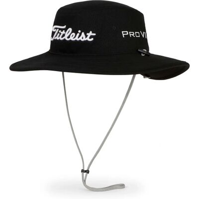 Titleist Tour Aussie Hut - UV-Schutz UPF 50+ - Verstellbarer Riemen - Golf Accessoire Titleist Tour Aussie Hut - UV-Schutz UPF 50+ - Verstellbarer Riemen - Golf Accessoire