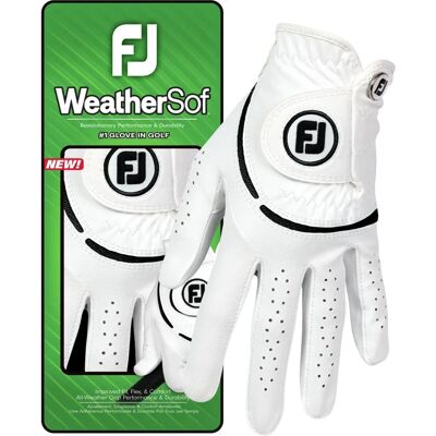 WeatherSof Hvite Golfhansker - Maksimal Holdbarhet WeatherSof Hvite Golfhansker - Maksimal Holdbarhet