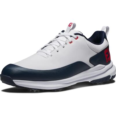 FootJoy Tour Rival Golfschuhe - Weiß/Dunkelblau - Golf Schuhe FootJoy Tour Rival Golfschuhe - Weiß/Dunkelblau - Golf Schuhe