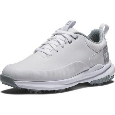 FootJoy Tour Rival Weiß/Grau Wasserdichte Golfschuhe - Golfschuhe FootJoy Tour Rival Weiß/Grau Wasserdichte Golfschuhe - Golfschuhe