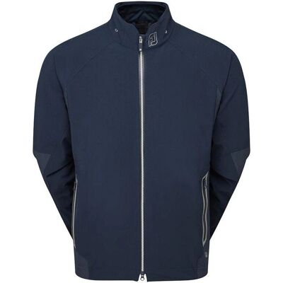 FootJoy Hydrotour Navy Waterproof Jacket - Golf Outerwear FootJoy Hydrotour Navy Waterproof Jacket - Golf Outerwear