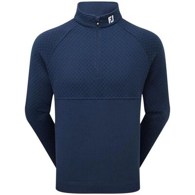 FootJoy Jacquard Thermal Chill-Out Herren Sweatshirt, dunkelblau FootJoy Jacquard Thermal Chill-Out Herren Sweatshirt, dunkelblau