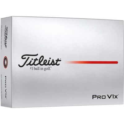Titleist Pro V1x 2025 Golfballer - Hvit Titleist Pro V1x 2025 Golfballer - Hvit