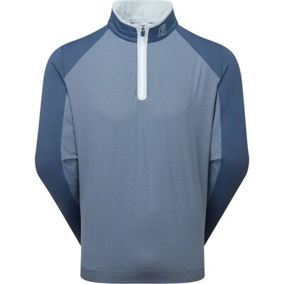 FootJoy TempoSeries Mixed Texture Chill-Out Herren Sweatshirt - Dunkelblau FootJoy TempoSeries Mixed Texture Chill-Out Herren Sweatshirt - Dunkelblau