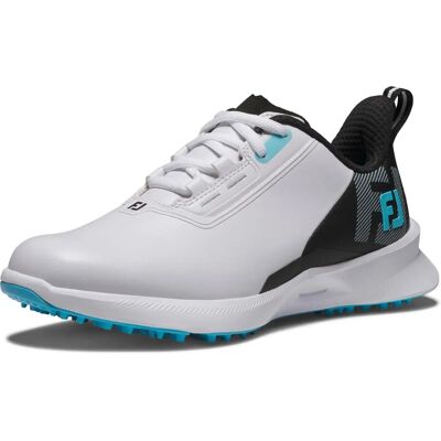 FootJoy Fuel Junior Golf Schuhe - Weiß/Schwarz/Blau - Golfschuhe FootJoy Fuel Junior Golf Schuhe - Weiß/Schwarz/Blau - Golfschuhe