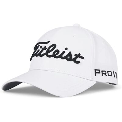 Titleist Tour Performance Herren Cap - Weiß/Schwarz Titleist Tour Performance Herren Cap - Weiß/Schwarz