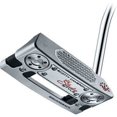 Scotty Cameron Studio Style Squareback Golf Putter - Face-balansert, Ny SCS-insert, Laget i USA Scotty Cameron Studio Style Squareback Golf Putter - Face-balansert, Ny SCS-insert, Laget i USA