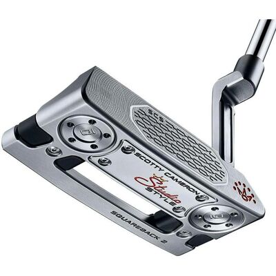 Putter de golf Scotty Cameron Studio Style Squareback 2 - Unisexe, 35", Acier inoxydable, Design de tournée - Publicité Putter de golf Scotty Cameron Studio Style Squareback 2 - Unisexe, 35", Acier inoxydable, Design de tournée - Publicité