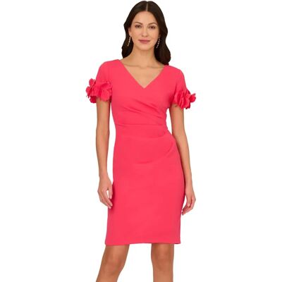Adrianna Papell Petunia Kurzes Strickkleid - Kleid Adrianna Papell Petunia Kurzes Strickkleid - Kleid