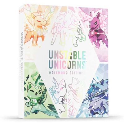 TeeTurtle Unstable Unicorns Diamond Edition Card Game - Card Game TeeTurtle Unstable Unicorns Diamond Edition Card Game - Card Game
