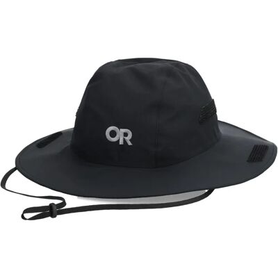 Outdoor Research Seattle Rain Hat - Svart vanntett hatt for menn og kvinner Outdoor Research Seattle Rain Hat - Svart vanntett hatt for menn og kvinner