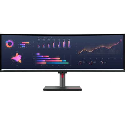 Lenovo P49w-30 ultrawide-näyttö - LED-näyttö - Musta Lenovo P49w-30 ultrawide-näyttö - LED-näyttö - Musta
