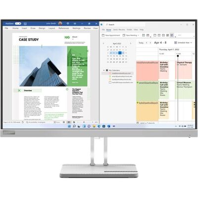 Moniteur Lenovo L25e-40 - 24,5" Full HD - Gris - 75Hz - Publicité Moniteur Lenovo L25e-40 - 24,5" Full HD - Gris - 75Hz - Publicité