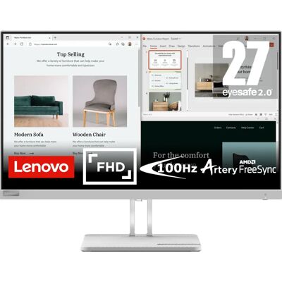 Lenovo L27e-40 27-Zoll Full HD Monitor - Verstellbarer Neigungswinkel Lenovo L27e-40 27-Zoll Full HD Monitor - Verstellbarer Neigungswinkel