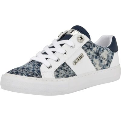 GUESS Loven Baskets - Taille 7.5 - Blanc et bleu GUESS Loven Baskets - Taille 7.5 - Blanc et bleu