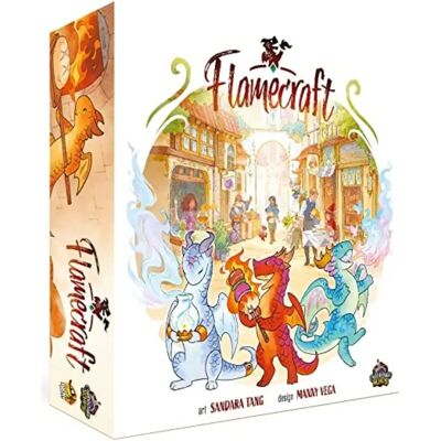 Lucky Duck Games Flamecraft Board Game - Strategy Fantasy Game Lucky Duck Games Flamecraft Board Game - Strategy Fantasy Game