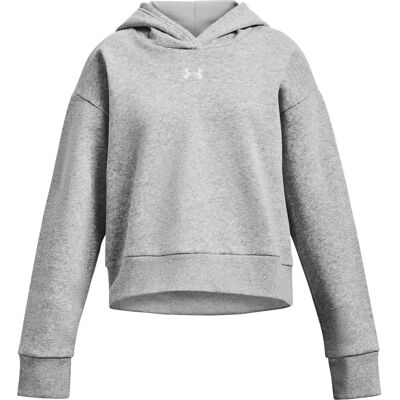 Under Armour dziewczyny Rival Fleece krótka bluza z kapturem - Rozmiar młodzieżowy Under Armour dziewczyny Rival Fleece krótka bluza z kapturem - Rozmiar młodzieżowy