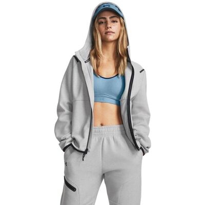 Under Armour Unstoppable Fleece Grau / Schwarz XS - Fleece Jacke Under Armour Unstoppable Fleece Grau / Schwarz XS - Fleece Jacke