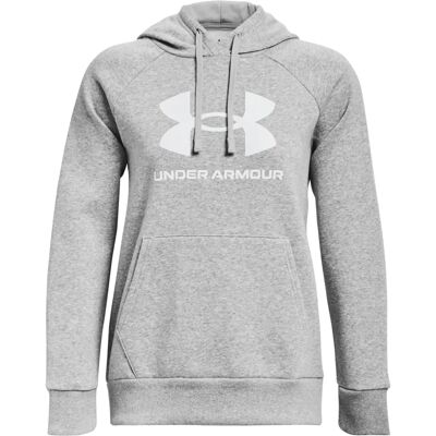 Under Armour Rival Fleece Kapuzensweat - Silber - Hoodie Under Armour Rival Fleece Kapuzensweat - Silber - Hoodie