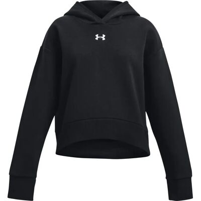 Felpa corta Rival per ragazze Under Armour - Nero - Felpe con cappuccio Felpa corta Rival per ragazze Under Armour - Nero - Felpe con cappuccio