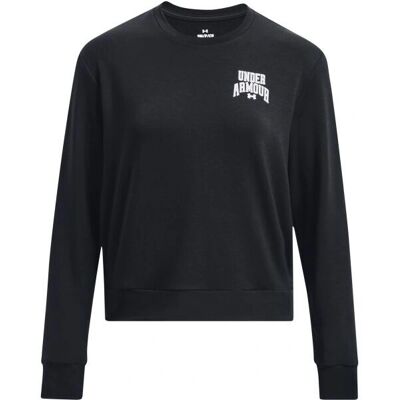 Hanorac cu glugă Under Armour Rival Terry Graphic pentru femei Negru / Alb XS - Hanorac Hanorac cu glugă Under Armour Rival Terry Graphic pentru femei Negru / Alb XS - Hanorac