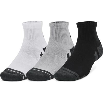 Under Armour Performance Tech 3er-Pack Quarter Socks - Grau Under Armour Performance Tech 3er-Pack Quarter Socks - Grau