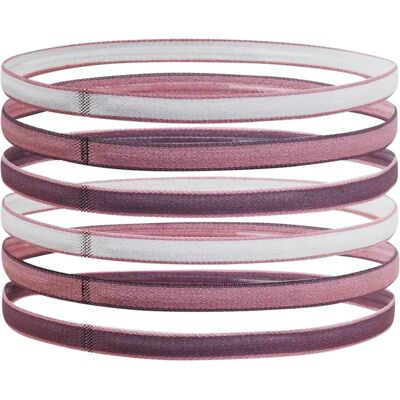 Under Armour Damen Mini Haarbänder - Packung mit 6 Pink Lila - Haarbänder Under Armour Damen Mini Haarbänder - Packung mit 6 Pink Lila - Haarbänder