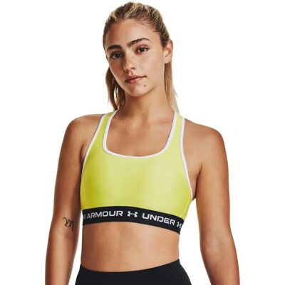 Under Armour Gelber Crossback Sport-BH - Mittelsupport Under Armour Gelber Crossback Sport-BH - Mittelsupport