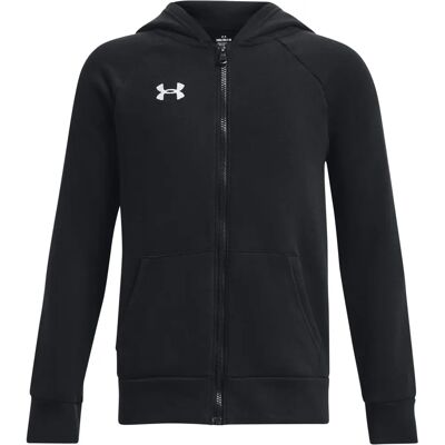 Under Armour Rival Fleece Hoodie Black / White YXL - Hoodie Under Armour Rival Fleece Hoodie Black / White YXL - Hoodie