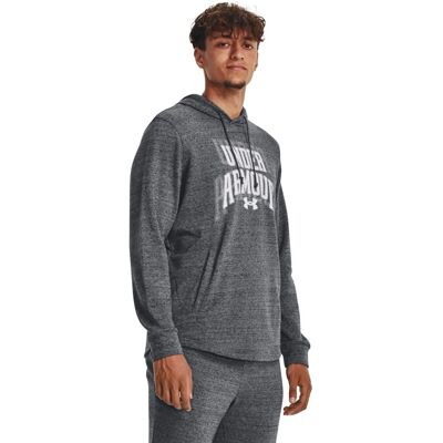 Under Armour Rival Terry Huppari - Grå - Normal passform Under Armour Rival Terry Huppari - Grå - Normal passform