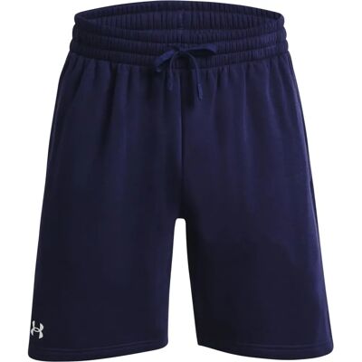 Under Armour Heren Rival Fleece Shorts - Navy - Normale Pasvorm Under Armour Heren Rival Fleece Shorts - Navy - Normale Pasvorm