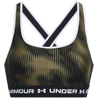 Under Armour Svart/Grön Mid Crossback Sport-BH - T-shirts & Sport-Bh Under Armour Svart/Grön Mid Crossback Sport-BH - T-shirts & Sport-Bh