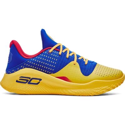 Under Armour Curry 4 Low FloTro - Chaussures de basketball - Team Royal / Taxi - Publicité Under Armour Curry 4 Low FloTro - Chaussures de basketball - Team Royal / Taxi - Publicité